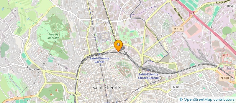 localisation de l'entreprise MADAME LUCIE GEORGES à SAINT-ETIENNE