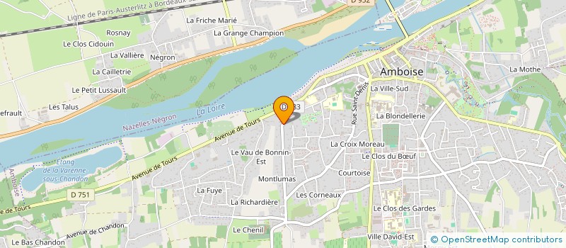 localisation de l'entreprise MADAME LUCIE GERBAUD  AMBOISE