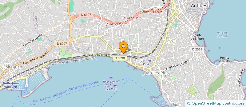 localisation de l'entreprise MADAME LUCIE GERMAIN  ANTIBES