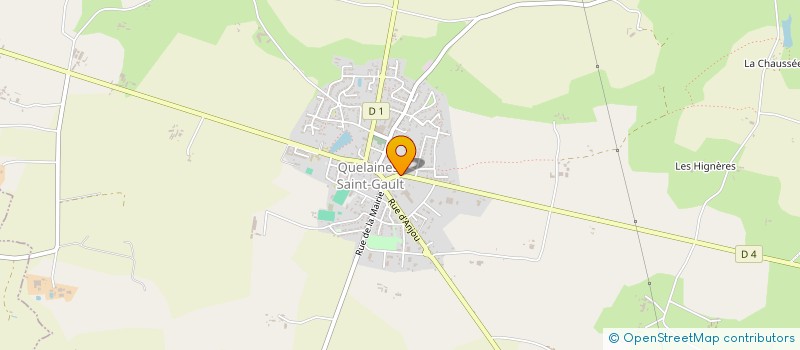 localisation de l'entreprise MADAME LUCIE GIGAN  QUELAINES-SAINT-GAULT