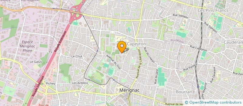 localisation de l'entreprise MADAME LUCIE GILABERT  MERIGNAC