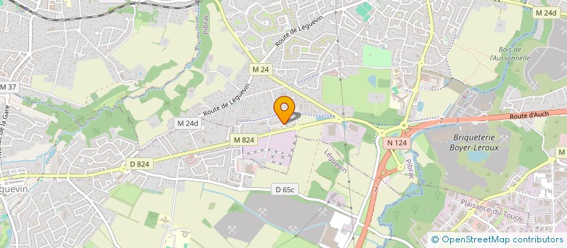 localisation de l'entreprise MADAME LUCIE GIORDANO  PIBRAC