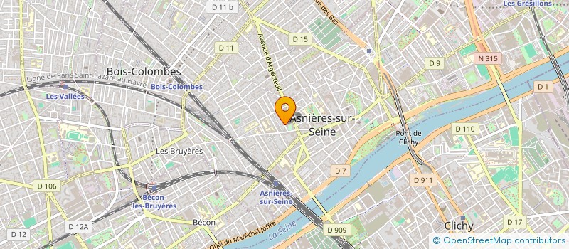 localisation de l'entreprise MADAME LUCIE GIRAULT à ASNIERES-SUR-SEINE