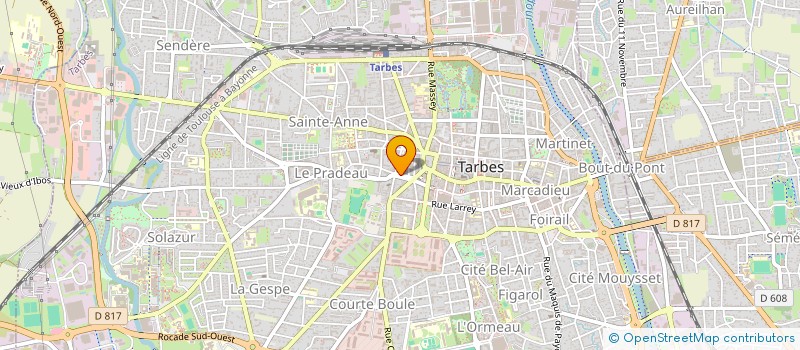 localisation de l'entreprise MADAME LUCIE GIRAULT à TARBES