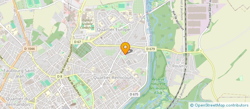 localisation de l'entreprise MADAME LUCIE GOBEAUT  SAINT-QUENTIN