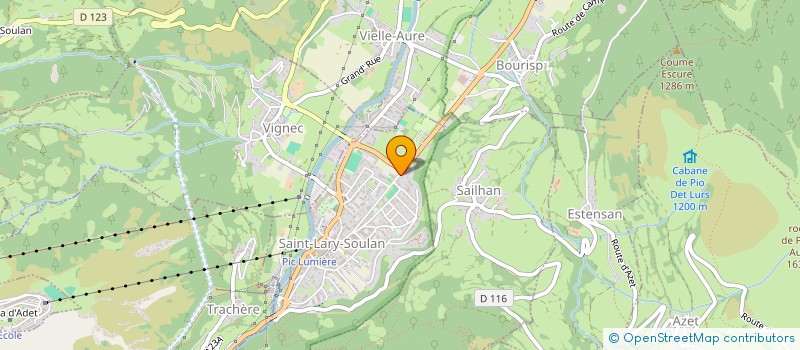 localisation de l'entreprise MADAME LUCIE GOIBIER  SAINT-LARY-SOULAN