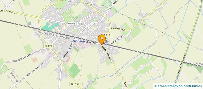 localisation de l'entreprise MADAME LUCIE GOIDIN  LANDRETHUN-LES-ARDRES