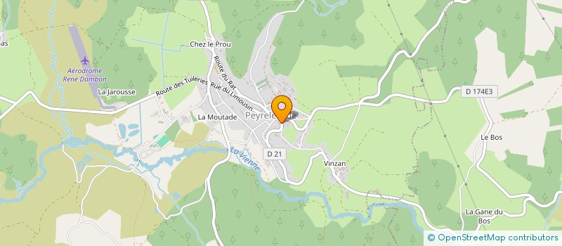 localisation de l'entreprise MADAME LUCIE GONET  PEYRELEVADE