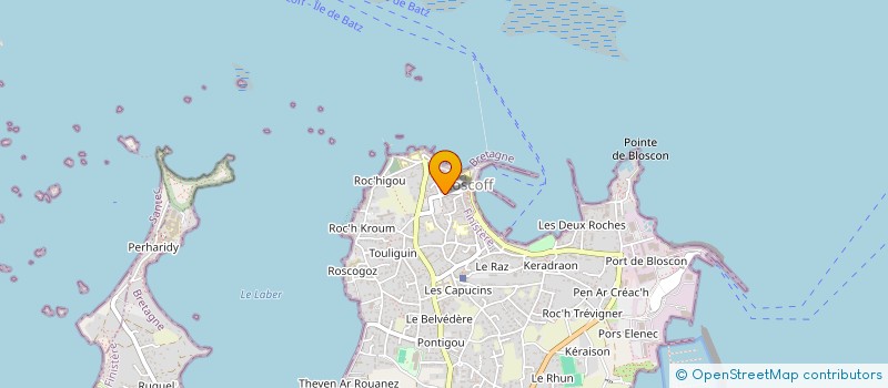 localisation de l'entreprise MADAME LUCIE GORREC  ROSCOFF