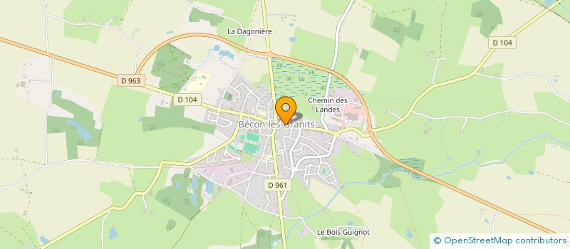 localisation de l'entreprise MADAME LUCIE GOUGEON  VAL D'ERDRE-AUXENCE