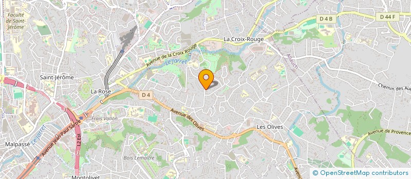localisation de l'entreprise MADAME LUCIE GOUIN  MARSEILLE