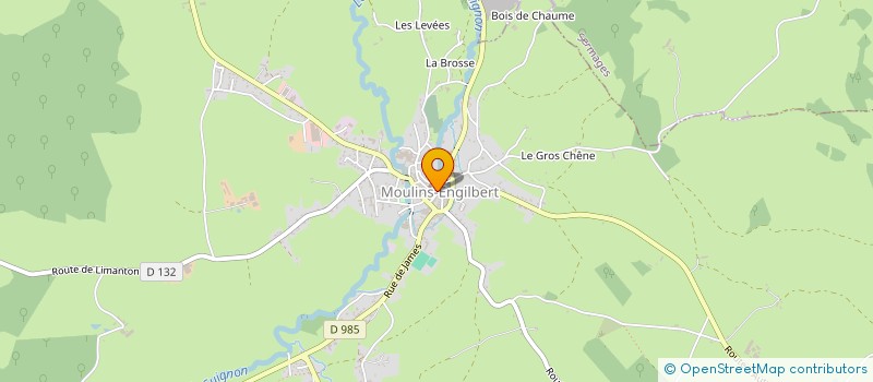 localisation de l'entreprise MADAME LUCIE GOURAND  MOULINS-ENGILBERT