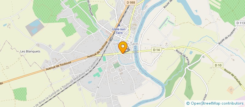localisation de l'entreprise MADAME LUCIE GOURNAY à LISLE-SUR-TARN