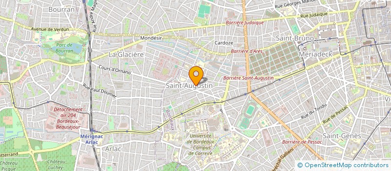 localisation de l'entreprise MADAME LUCIE GOUSSE  BORDEAUX