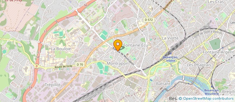 localisation de l'entreprise MADAME LUCIE GRANDEMANGE à BESANCON