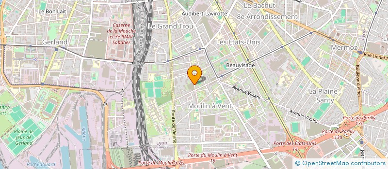 localisation de l'entreprise MADAME LUCIE GRANGER  VENISSIEUX