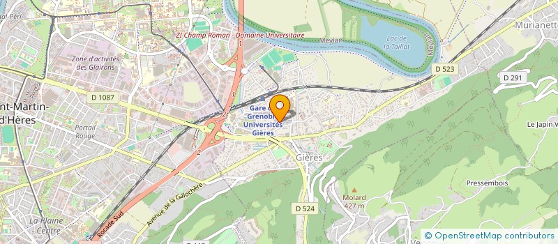 localisation de l'entreprise MADAME LUCIE GRENNERAT  GIERES