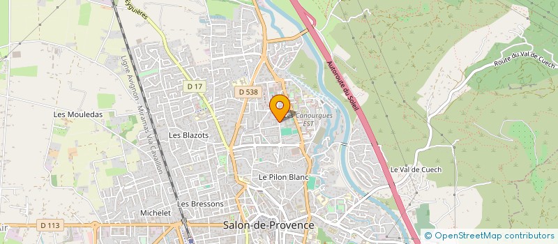 localisation de l'entreprise MADAME LUCIE GROSSET  SALON-DE-PROVENCE