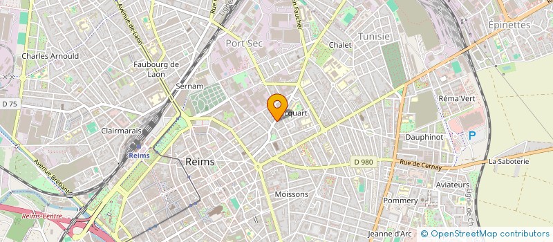 localisation de l'entreprise MADAME LUCIE GRYGIELSKI  REIMS