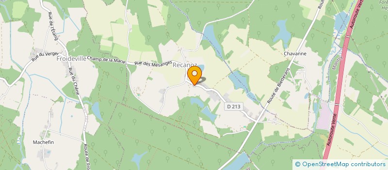 localisation de l'entreprise MADAME LUCIE GUICHARD  RECANOZ