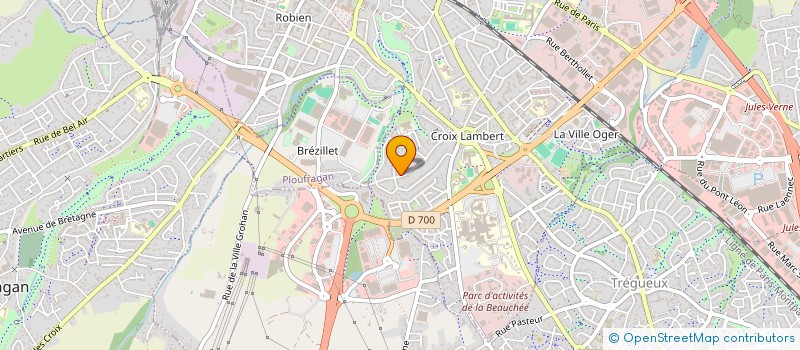 localisation de l'entreprise MADAME LUCIE GUILCHER à SAINT-BRIEUC