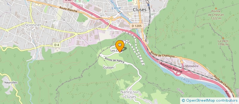 localisation de l'entreprise MADAME LUCIE GUILLEMET  NANCY-SUR-CLUSES