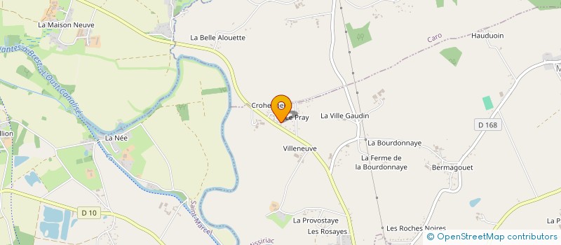 localisation de l'entreprise MADAME LUCIE GUILLERET  MISSIRIAC