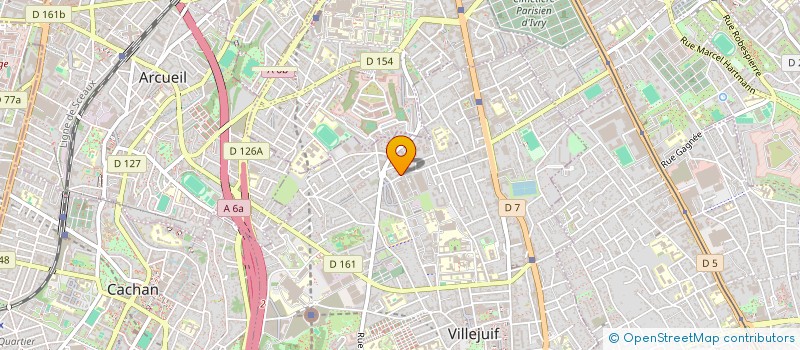 localisation de l'entreprise MADAME LUCIE GUILLET à VILLEJUIF