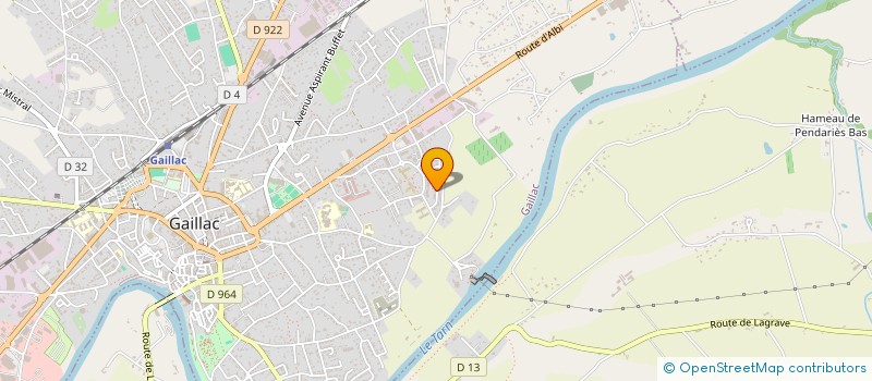 localisation de l'entreprise MADAME LUCIE GUILLOT  GAILLAC