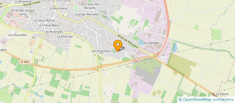 localisation de l'entreprise MADAME LUCIE GUILLOUT  DOUE-EN-ANJOU