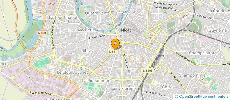 localisation de l'entreprise MADAME LUCIE GURGAND à NIORT