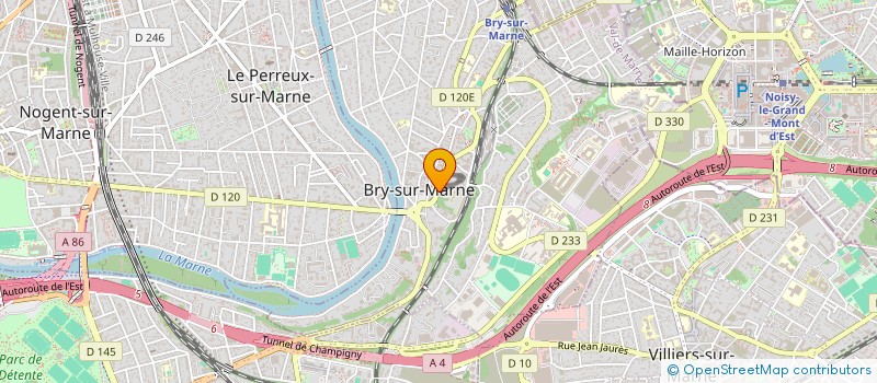 localisation de l'entreprise MADAME LUCIE HAMELIN à BRY-SUR-MARNE
