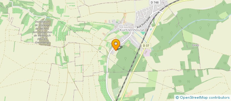 localisation de l'entreprise MADAME LUCIE HAMMER  KURTZENHOUSE