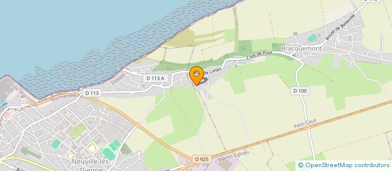 localisation de l'entreprise MADAME LUCIE HARMANGE  PETIT-CAUX