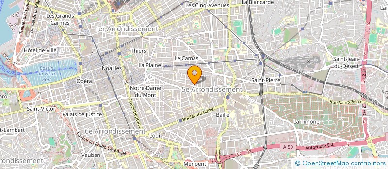 localisation de l'entreprise MADAME LUCIE HAUTBOUT  MARSEILLE