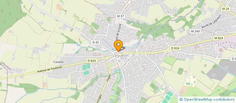 localisation de l'entreprise MADAME LUCIE HAYET  LEGUEVIN