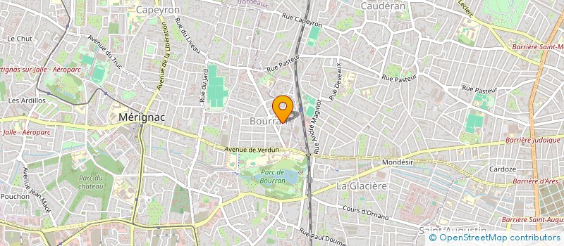 localisation de l'entreprise MADAME LUCIE HEIGEAS  MERIGNAC