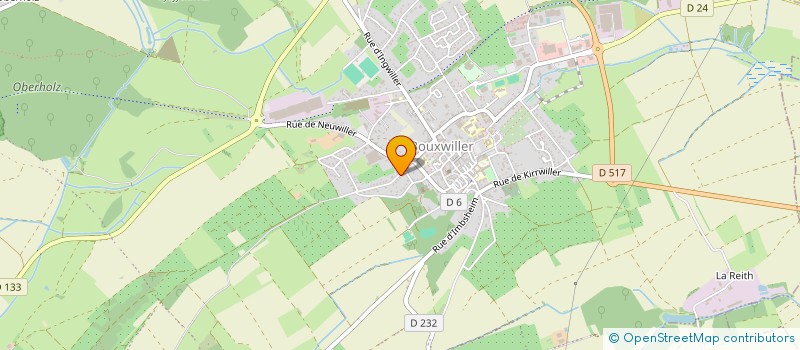 localisation de l'entreprise MADAME LUCIE HELMSTETTER  BOUXWILLER