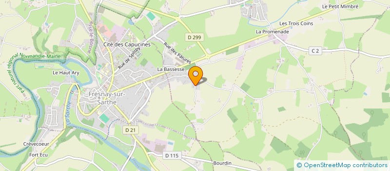 localisation de l'entreprise MADAME LUCIE HEMERY  SAINT-OUEN-DE-MIMBRE