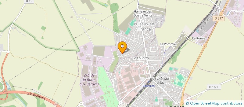 localisation de l'entreprise MADAME LUCIE HENEL  PUISEUX-EN-FRANCE