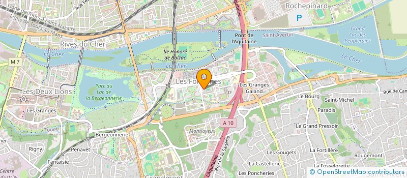 localisation de l'entreprise MADAME LUCIE HENNEQUIN  TOURS