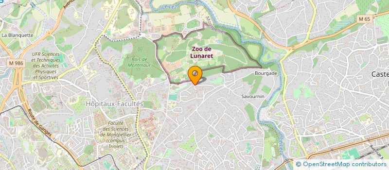 localisation de l'entreprise MADAME LUCIE HERMES à MONTPELLIER
