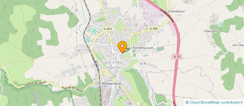 localisation de l'entreprise MADAME LUCIE HERMET  SAINT-CHELY-D'APCHER