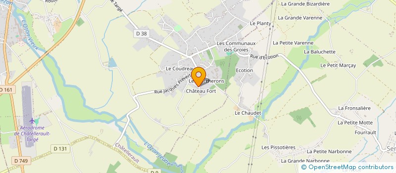 localisation de l'entreprise MADAME LUCIE HEYMANS à CHATELLERAULT
