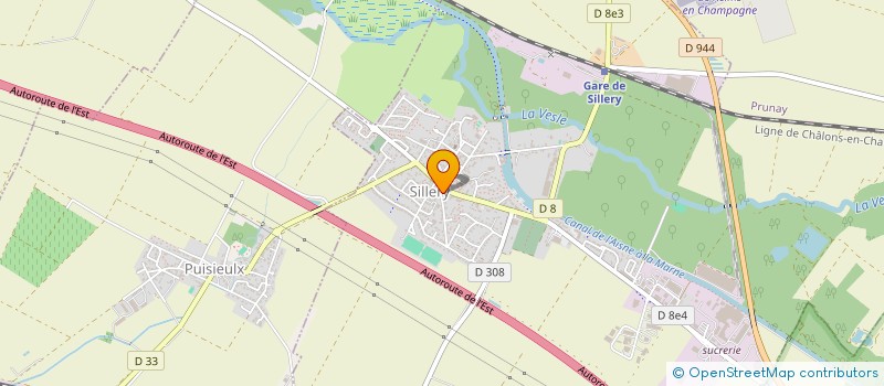 localisation de l'entreprise MADAME LUCIE HIRAULT  SILLERY