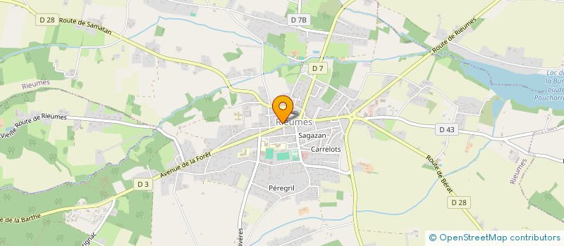 localisation de l'entreprise MADAME LUCIE HOCINE  RIEUMES