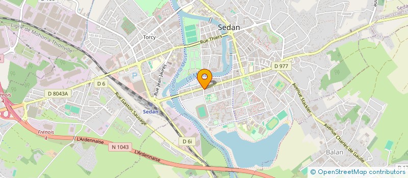 localisation de l'entreprise MADAME LUCIE HOQUET  SEDAN