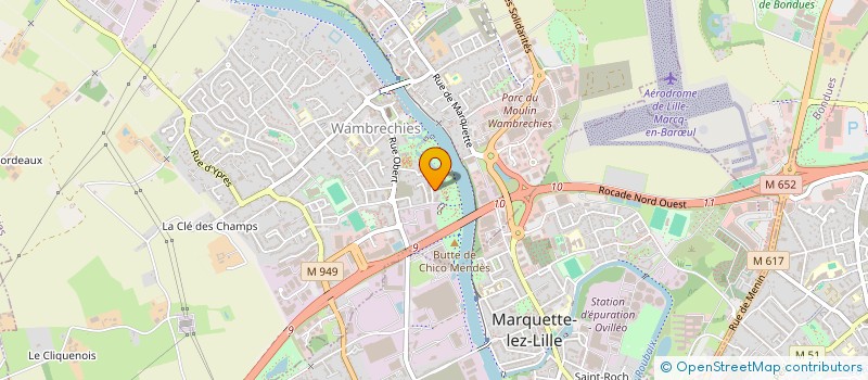 localisation de l'entreprise MADAME LUCIE HOUSSIN  WAMBRECHIES