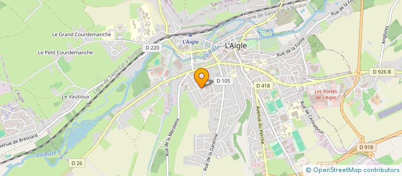 localisation de l'entreprise MADAME LUCIE ILLAND à SAINT-SULPICE-SUR-RISLE