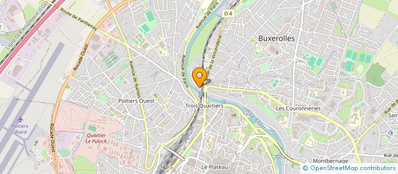 localisation de l'entreprise MADAME LUCIE JACOT à POITIERS